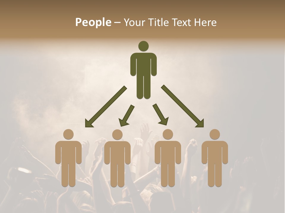 Art Excitement Hand PowerPoint Template