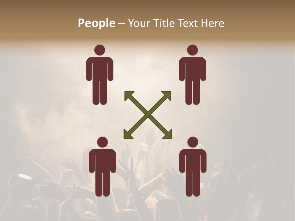 Art Excitement Hand PowerPoint Template