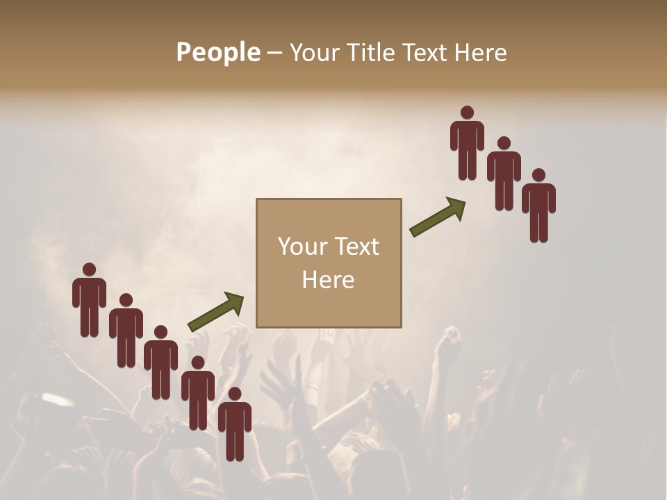 Art Excitement Hand PowerPoint Template