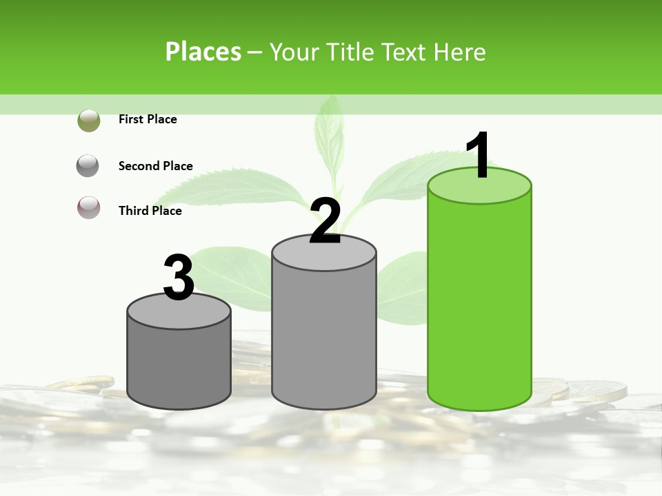 Seed Currency Green PowerPoint Template