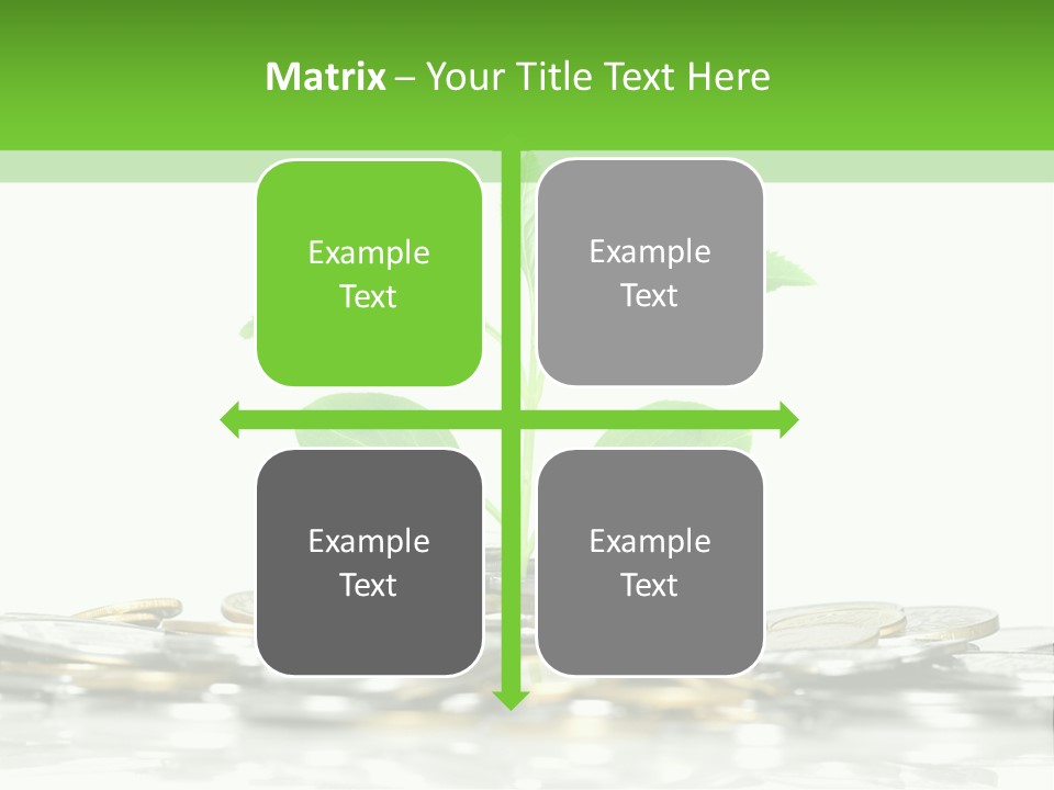 Seed Currency Green PowerPoint Template