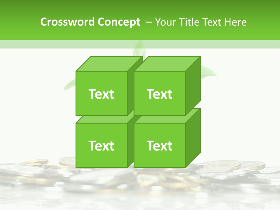 Seed Currency Green PowerPoint Template