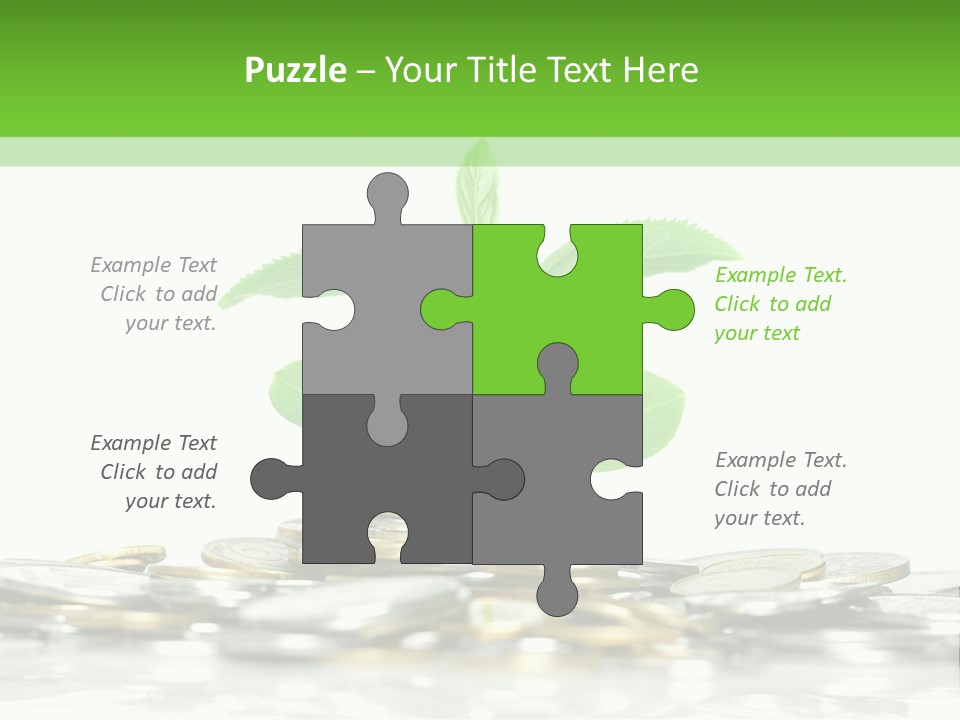Seed Currency Green PowerPoint Template