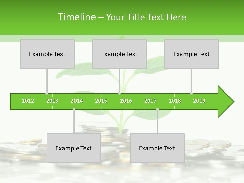 Seed Currency Green PowerPoint Template