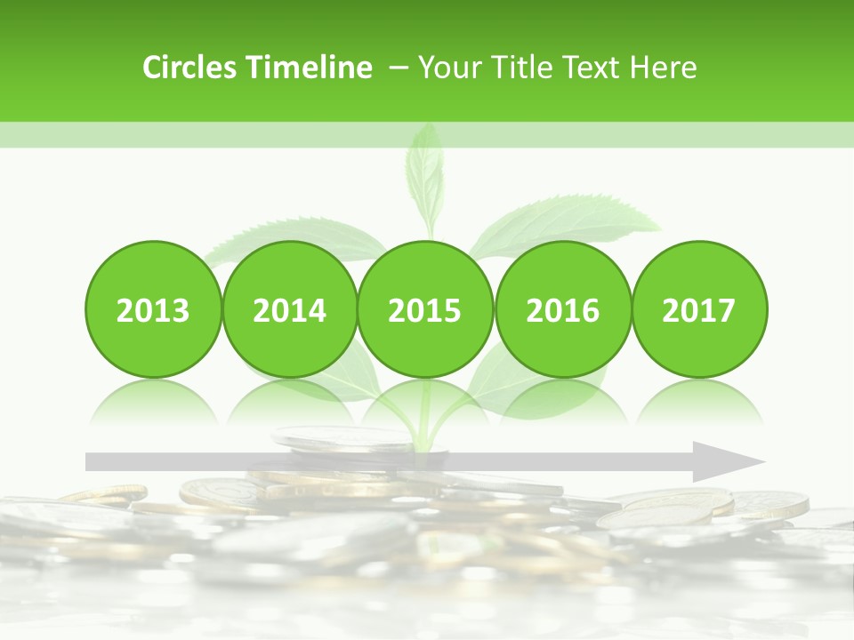 Seed Currency Green PowerPoint Template