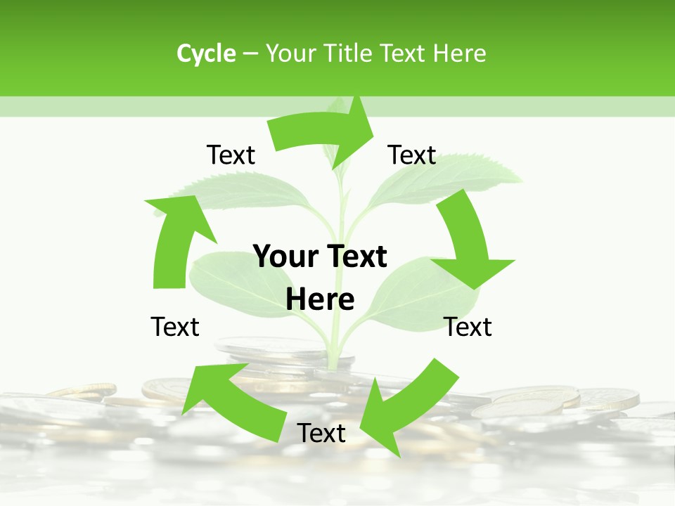 Seed Currency Green PowerPoint Template