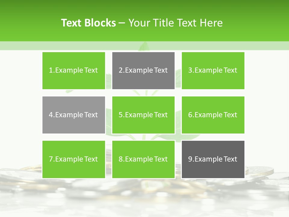 Seed Currency Green PowerPoint Template