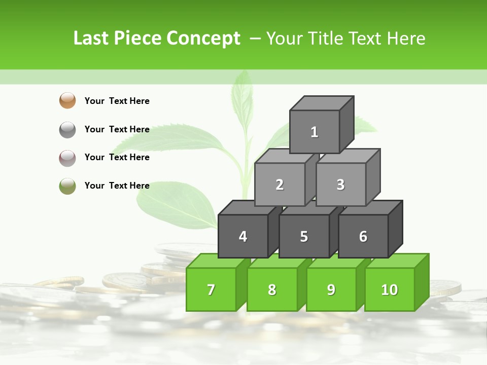 Seed Currency Green PowerPoint Template