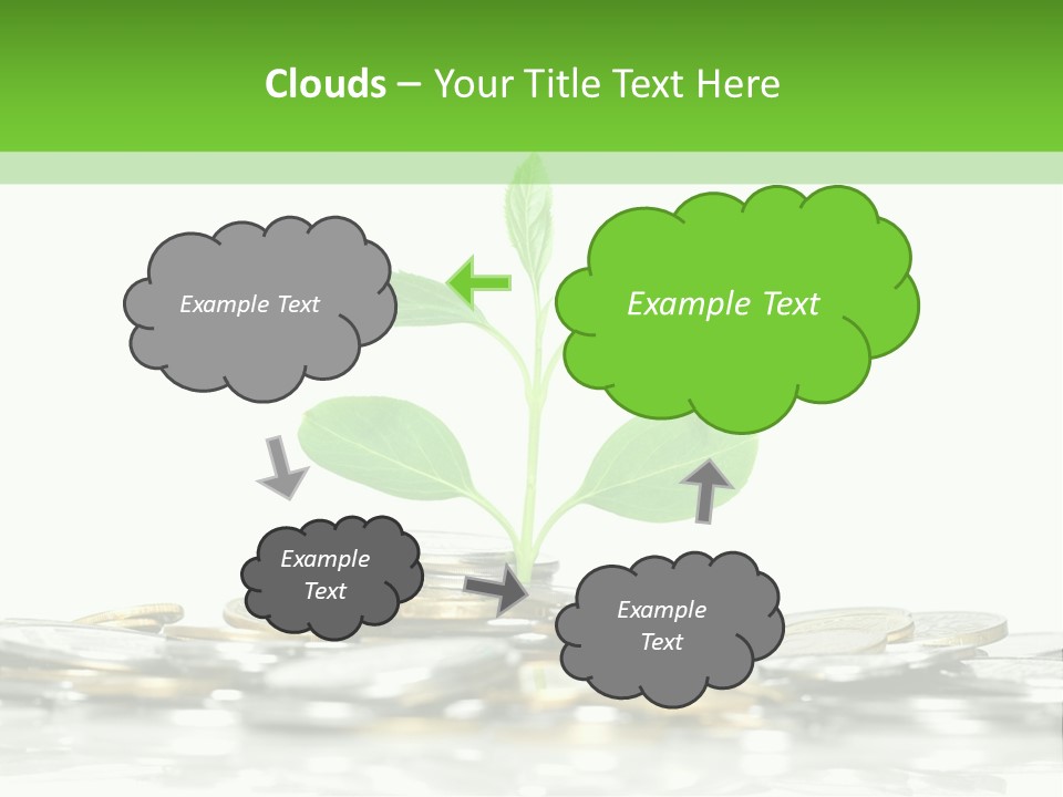 Seed Currency Green PowerPoint Template