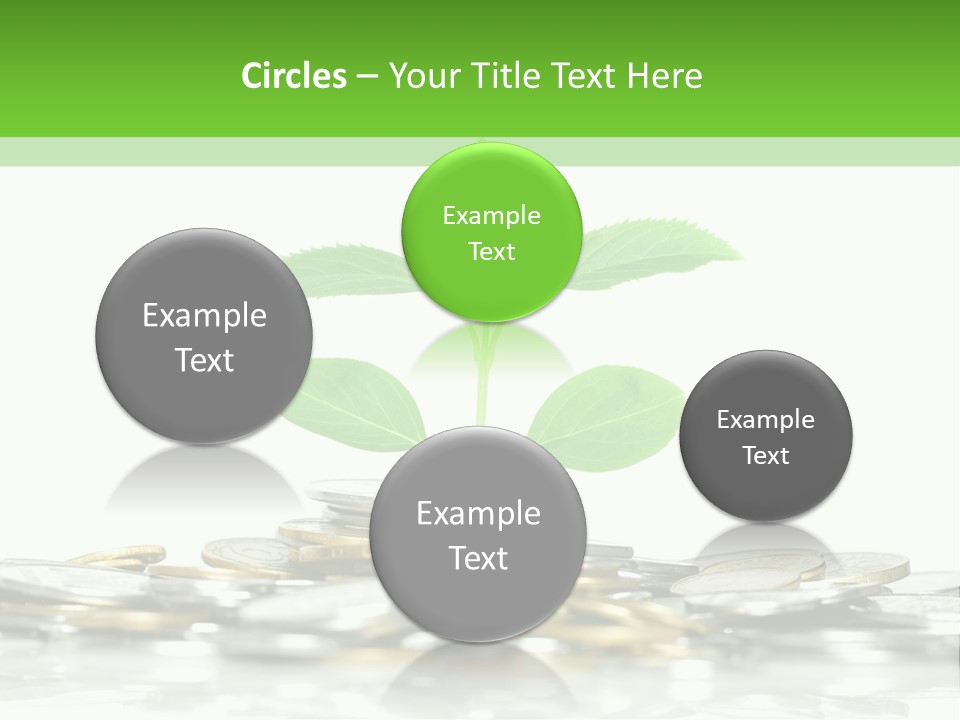 Seed Currency Green PowerPoint Template