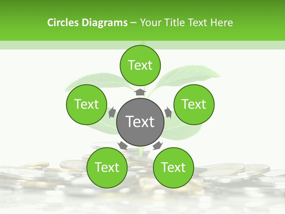 Seed Currency Green PowerPoint Template