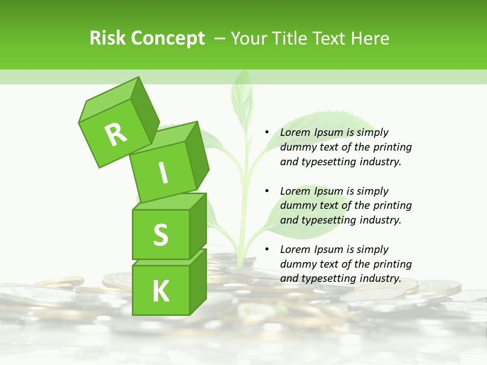 Seed Currency Green PowerPoint Template