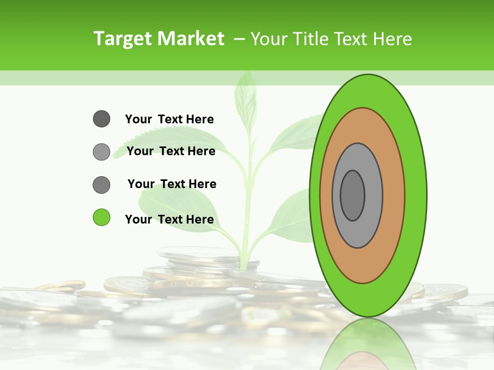 Seed Currency Green PowerPoint Template