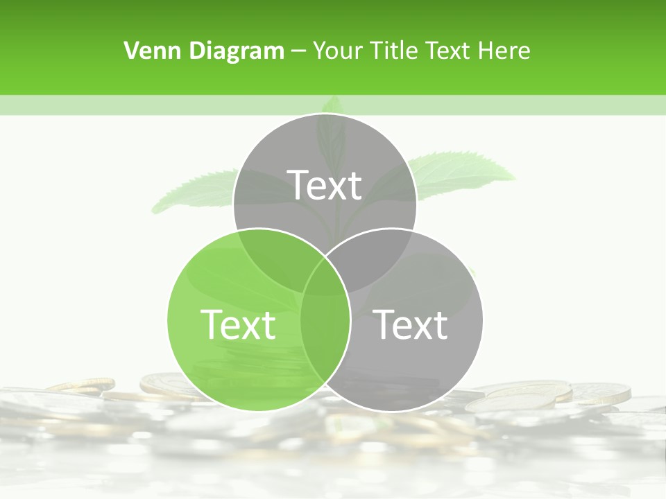 Seed Currency Green PowerPoint Template