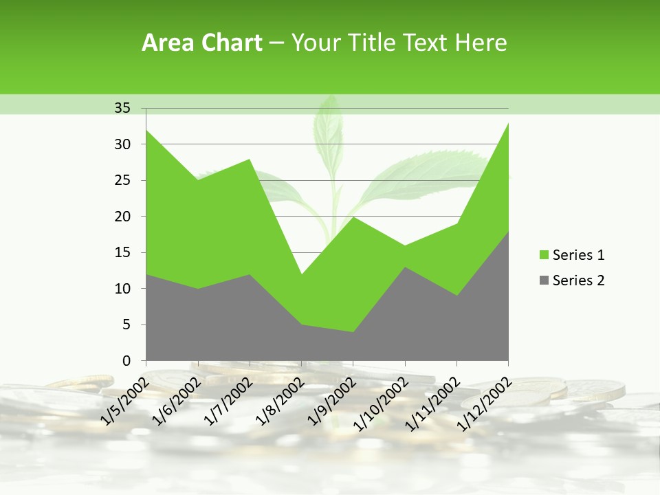 Seed Currency Green PowerPoint Template