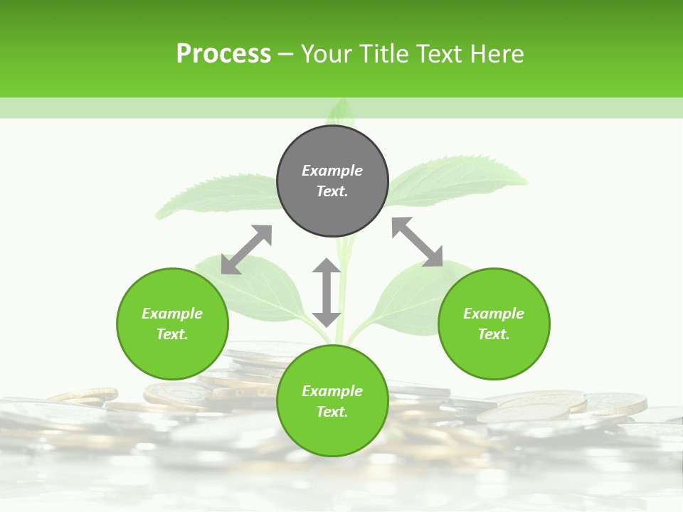Seed Currency Green PowerPoint Template