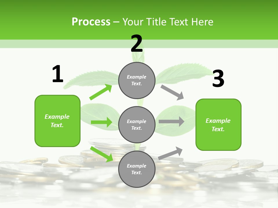Seed Currency Green PowerPoint Template