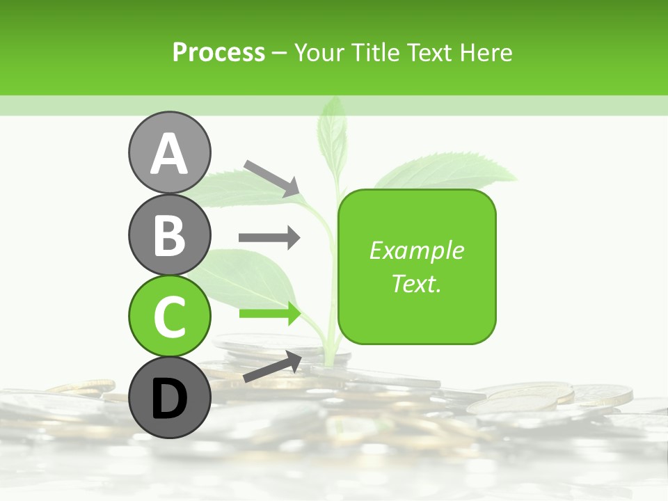 Seed Currency Green PowerPoint Template