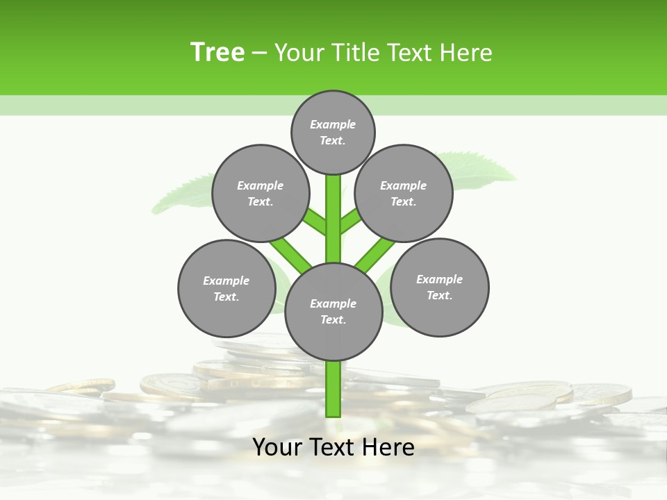 Seed Currency Green PowerPoint Template