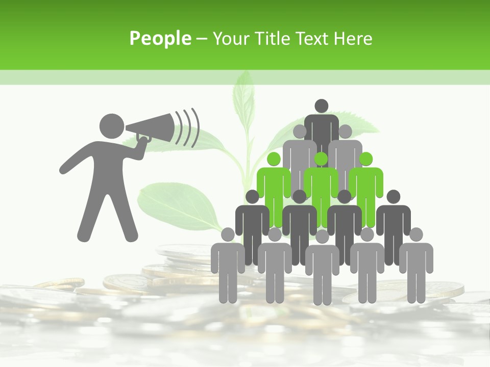 Seed Currency Green PowerPoint Template