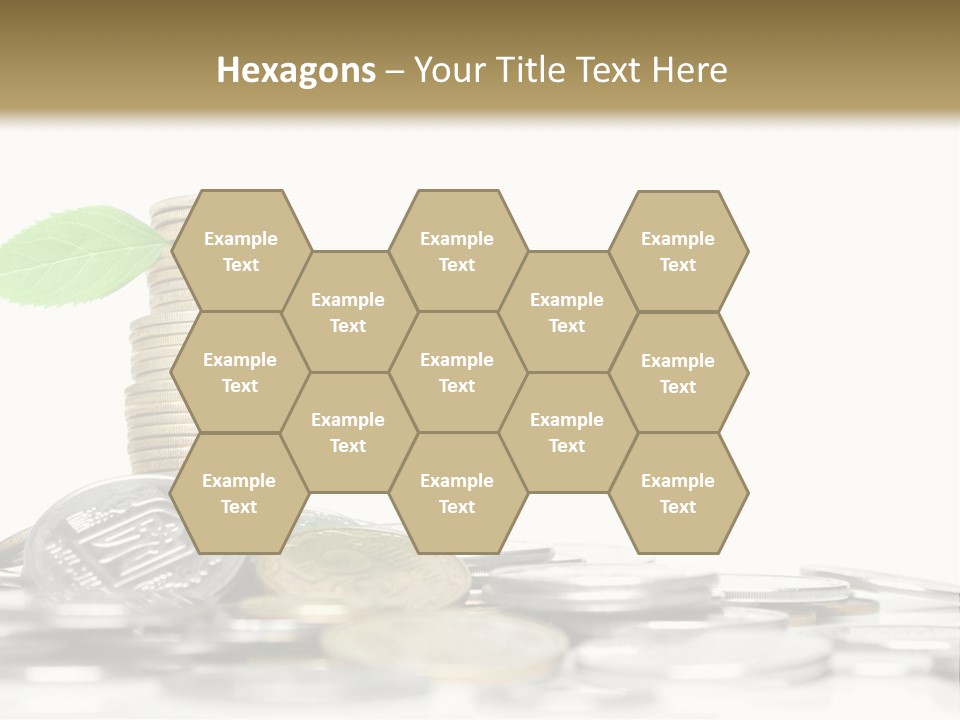 Stem Currency Heap PowerPoint Template
