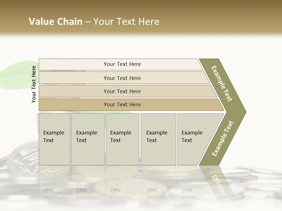 Stem Currency Heap PowerPoint Template