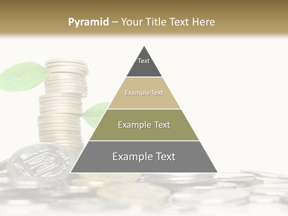 Stem Currency Heap PowerPoint Template