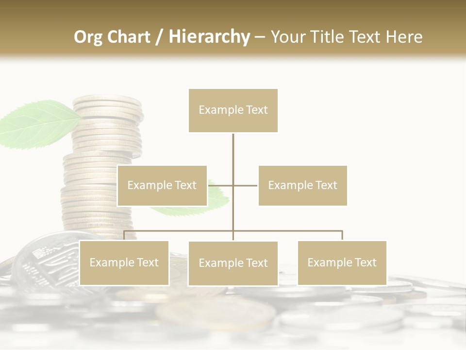 Stem Currency Heap PowerPoint Template