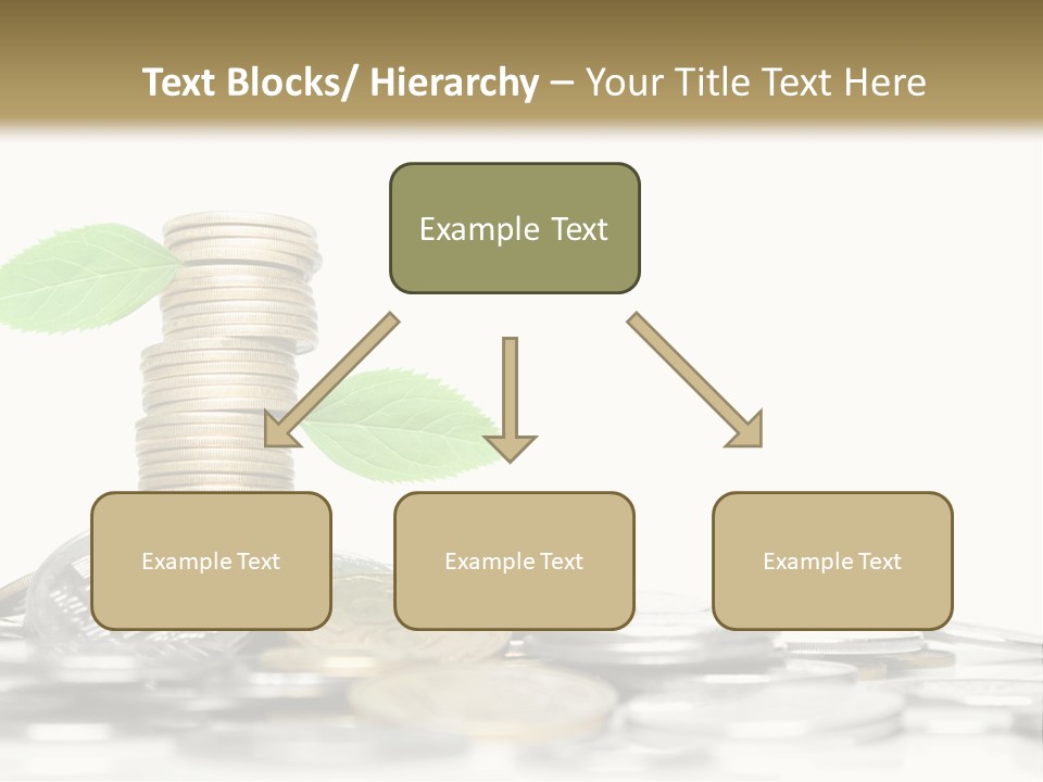 Stem Currency Heap PowerPoint Template