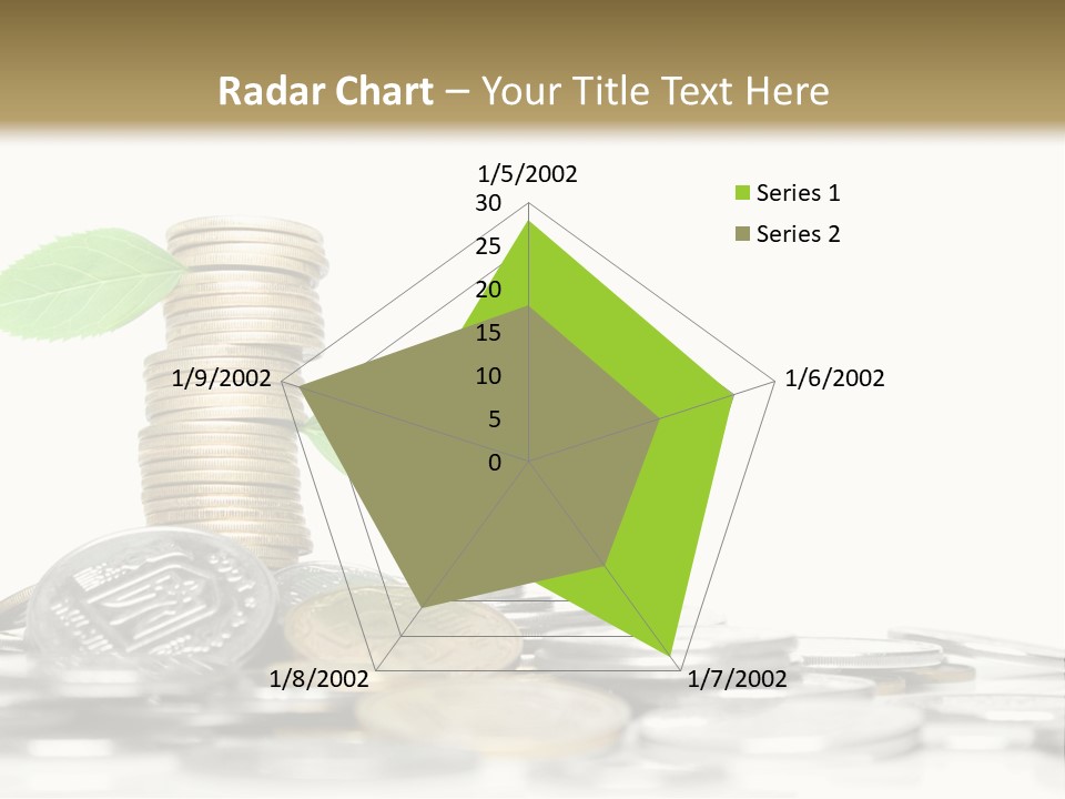 Stem Currency Heap PowerPoint Template
