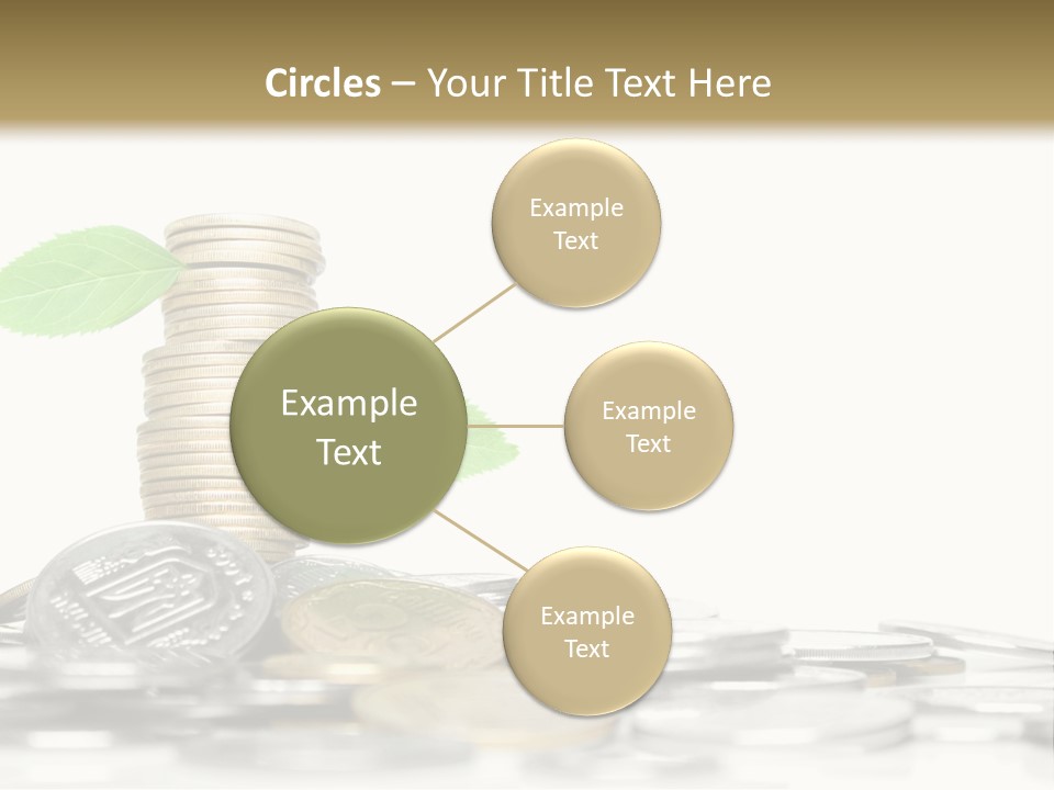Stem Currency Heap PowerPoint Template