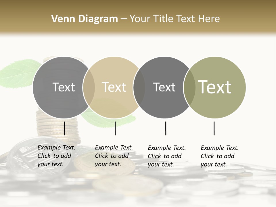 Stem Currency Heap PowerPoint Template