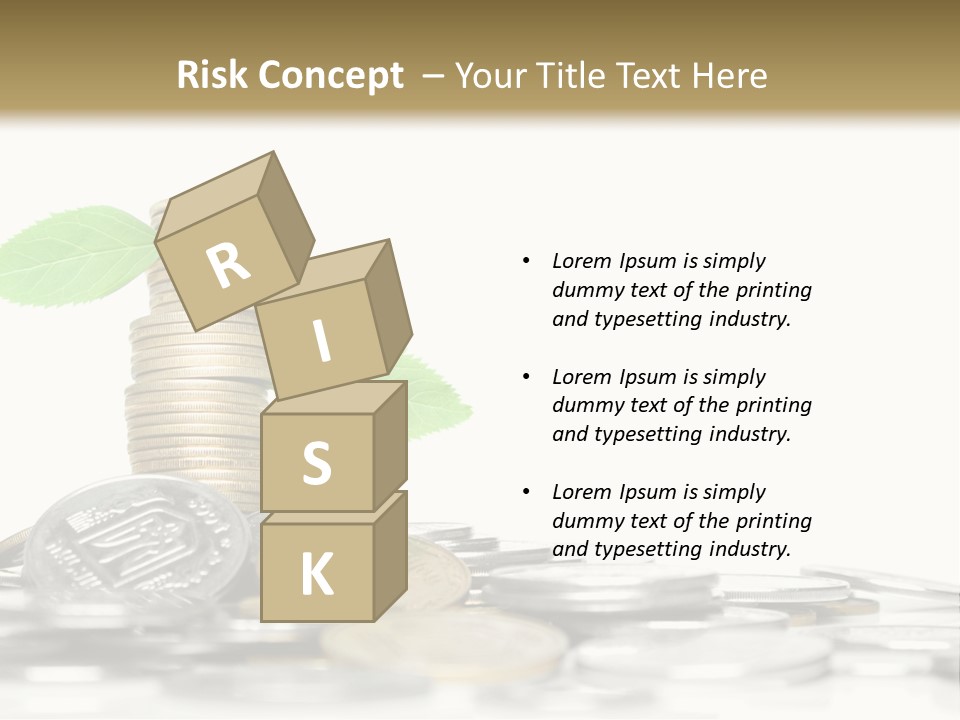 Stem Currency Heap PowerPoint Template
