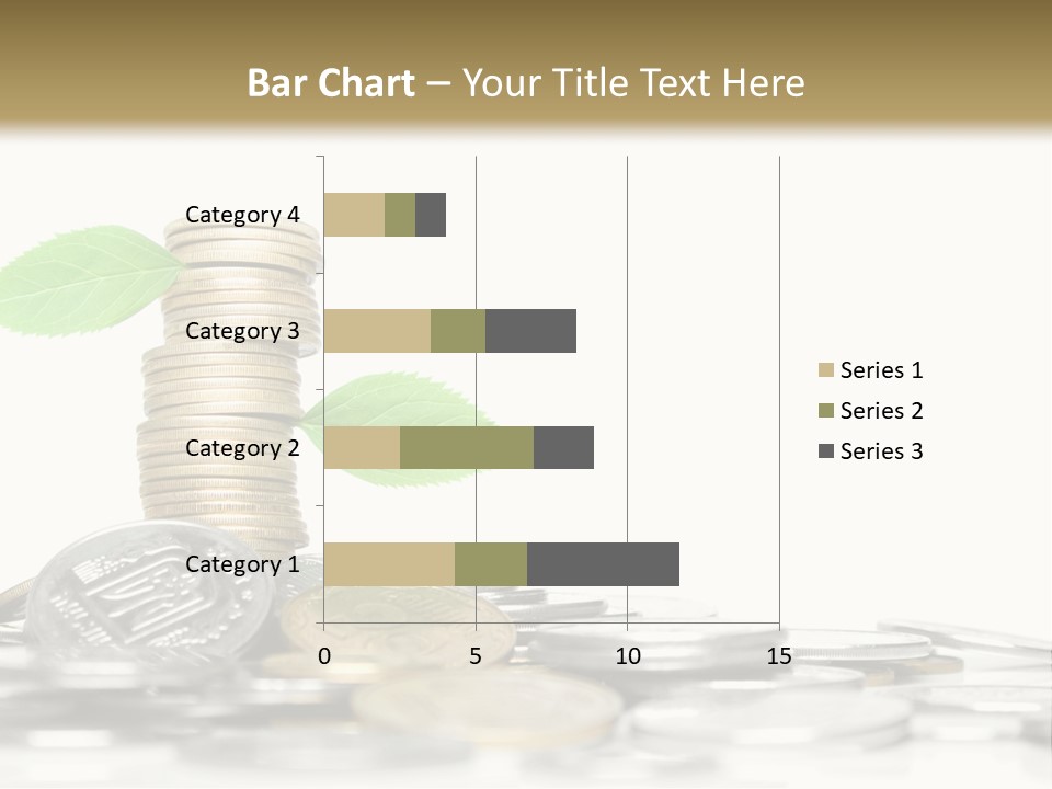 Stem Currency Heap PowerPoint Template