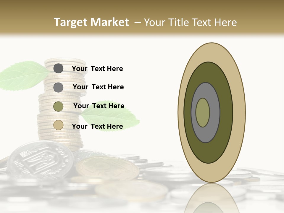 Stem Currency Heap PowerPoint Template