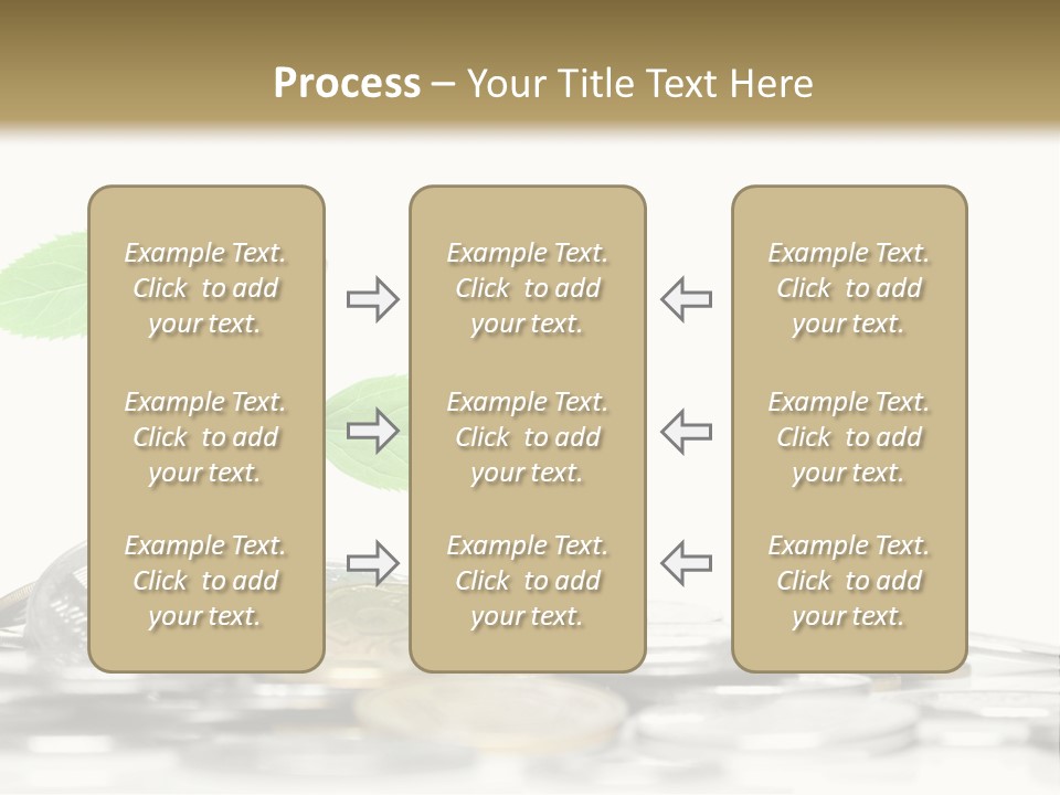 Stem Currency Heap PowerPoint Template