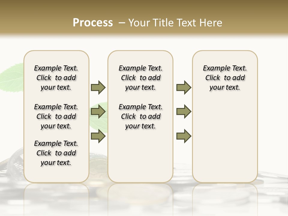 Stem Currency Heap PowerPoint Template