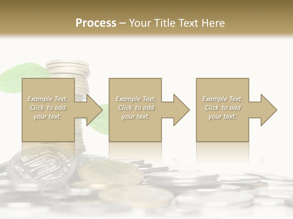 Stem Currency Heap PowerPoint Template