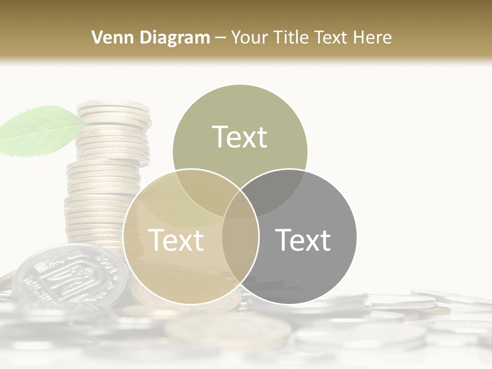 Stem Currency Heap PowerPoint Template