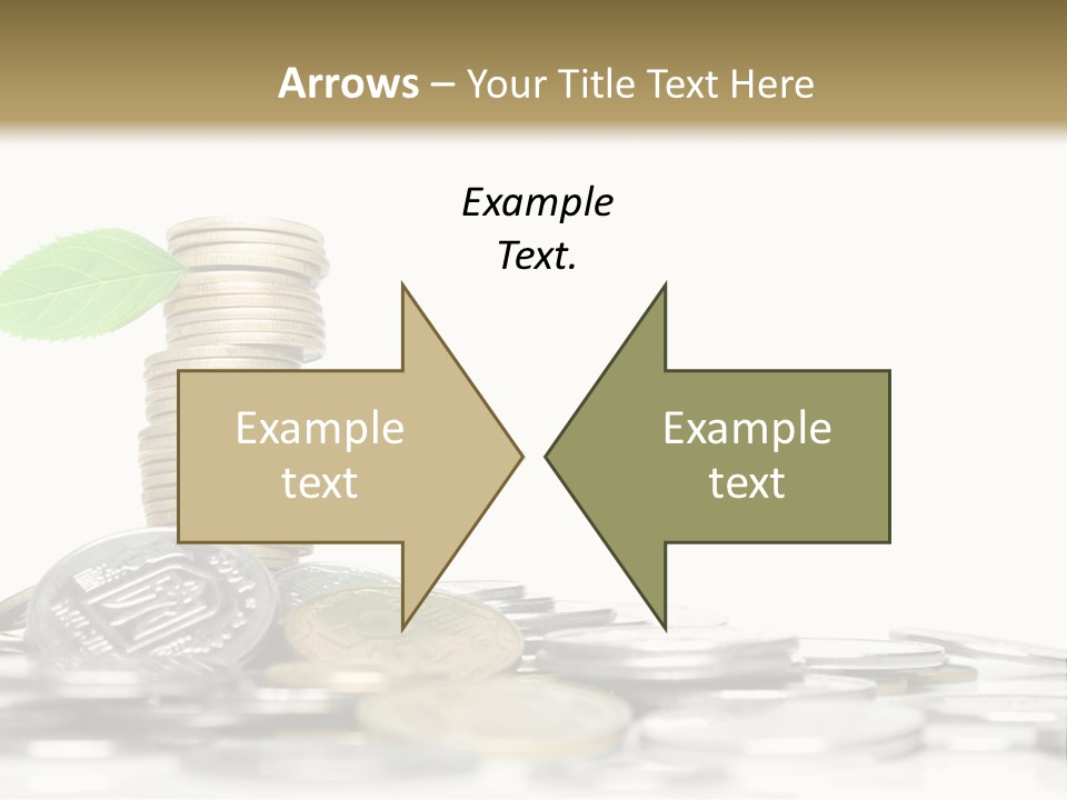 Stem Currency Heap PowerPoint Template