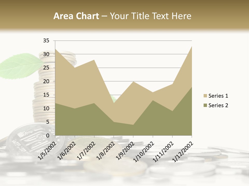 Stem Currency Heap PowerPoint Template