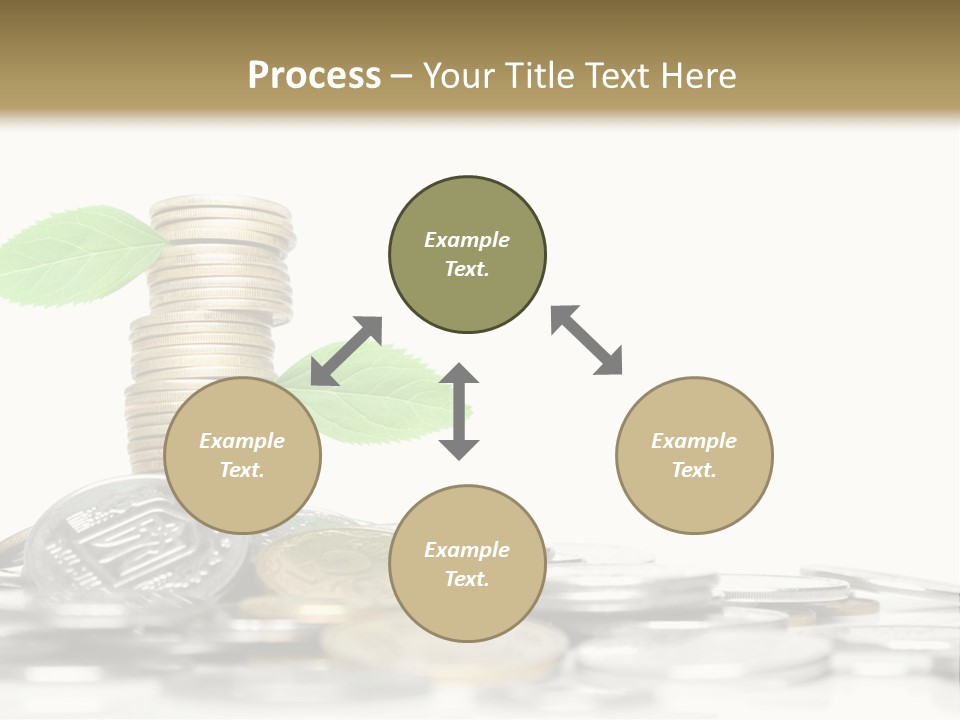 Stem Currency Heap PowerPoint Template