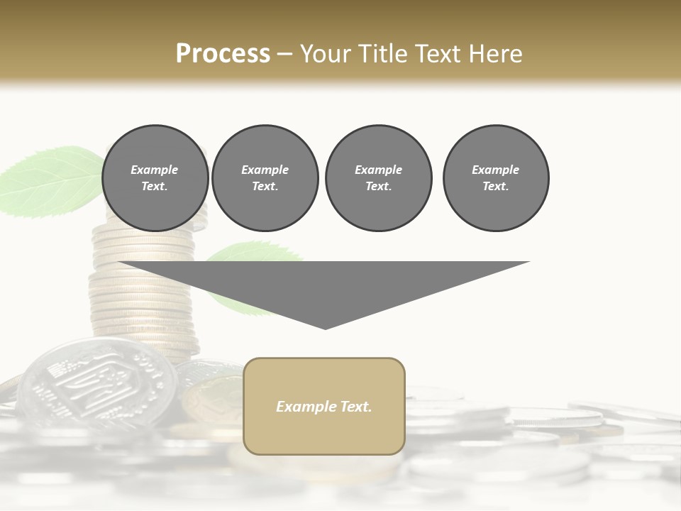 Stem Currency Heap PowerPoint Template
