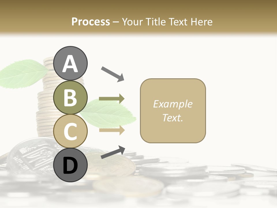 Stem Currency Heap PowerPoint Template