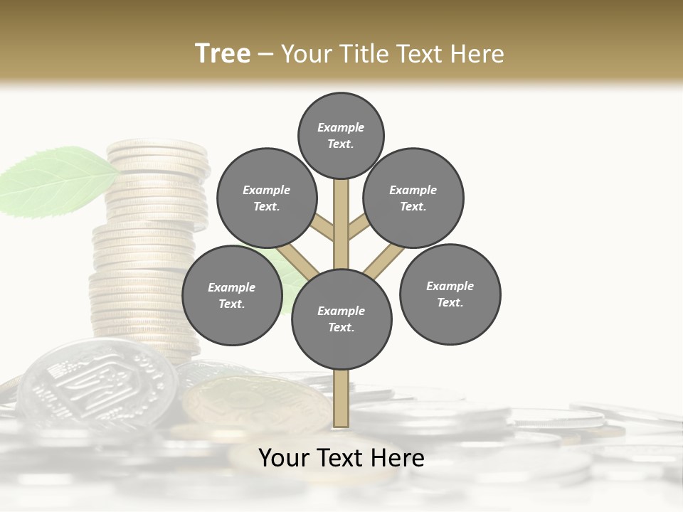 Stem Currency Heap PowerPoint Template