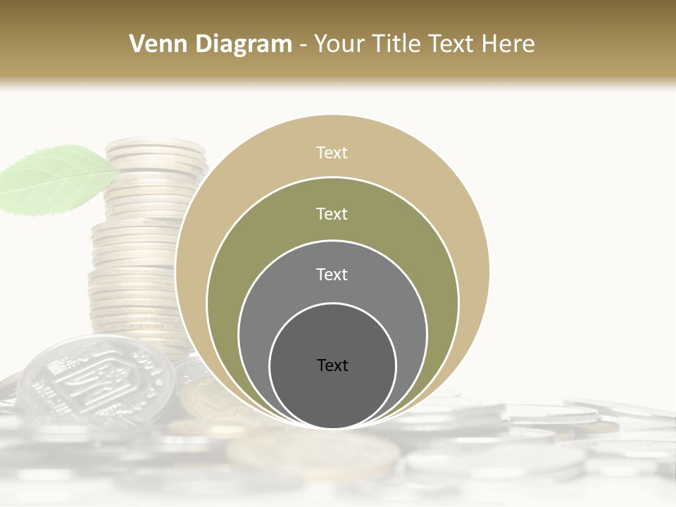 Stem Currency Heap PowerPoint Template