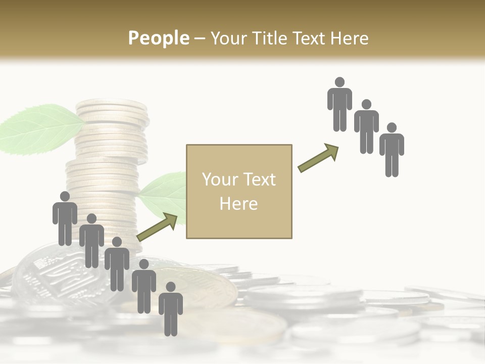 Stem Currency Heap PowerPoint Template