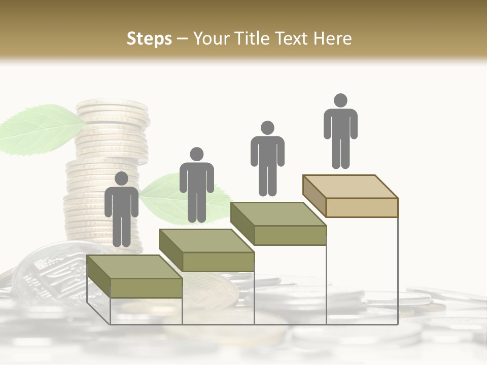 Stem Currency Heap PowerPoint Template