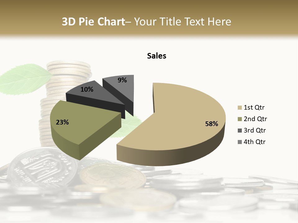 Stem Currency Heap PowerPoint Template