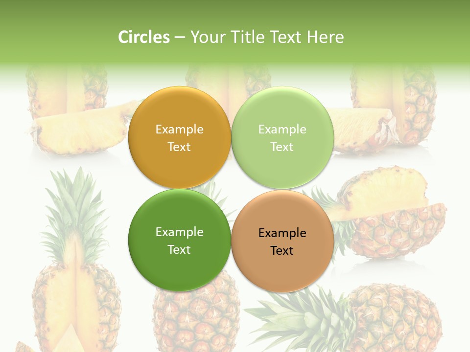 Juicy Collection White PowerPoint Template